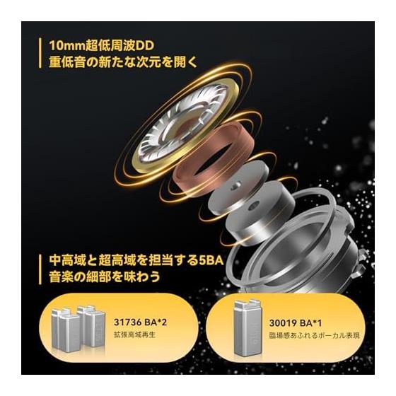 KZ ZS12 Pro 2 Kz Earphones 1DD+5BA Hybrid IEM Wired Earphones Earphones Chinese Built-in Electronic Crossover Board HIFI Sound Quality Compatible