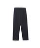 Beoteunseoul [Over Set-Up] Two-Pleated Wide Elastic Waist Pants (Black)