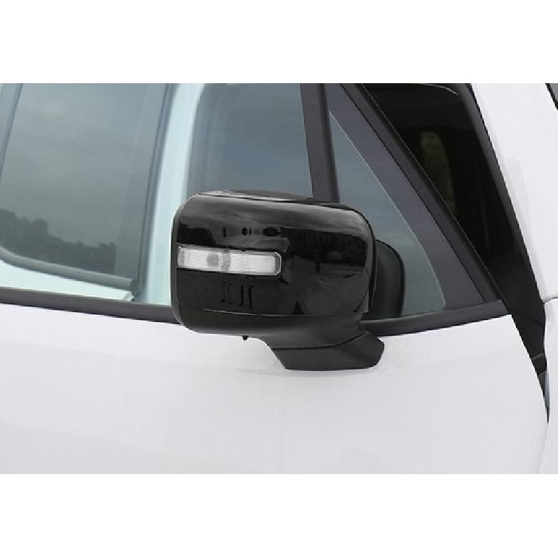 2X Black Rearview Side Mirror Cap Cover Decorative Trim For 2016+ Jeep Renegade