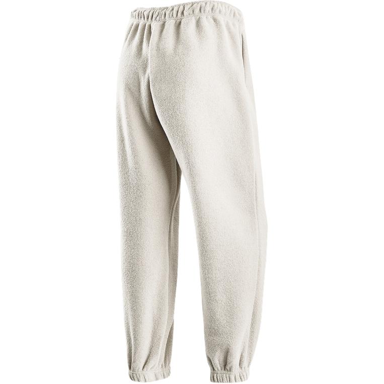 Nike Logo Printed Fleece Casual Sports Pants Women bottoms Beige DV7097-200
