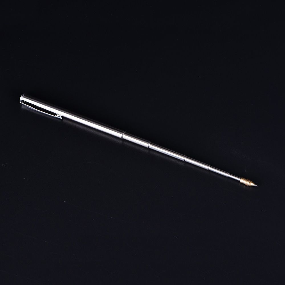 Teaching Telescopic Magic Ballpoint Pen Instrument Baton Stainless Steel Telescopic Pointer Pen