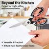 All In One Multipurpose Kitchen Scissors Heavy Duty Sharp Ergonomic Shears for Cooking Craft Office Home Daily Use