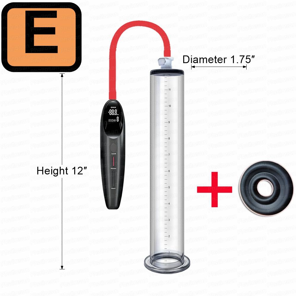 Smart Electric Penis Pump Vacuum Penis Enlarger Sex Toys For Men Acrylic Cylinder Dick Pump Penis Extender Trainer