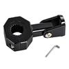 Motorcycle Headlight Spot Light Bracket Mount Fog Tube Fork Clamp Motorcycle Auxiliary Light Bracket 360° Adjustable Accessories