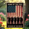 Happy 4th of July Garden Ags for Outside, Independence Day Patriotic Yard Ag 12x18 Inch Double Sided for Home Decor Outd SSL