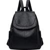 YUYULA Women's Light Luxury Cowhide Travel Backpack