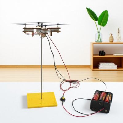Model helikoptera drona DIY pomoce dydaktyczne naukowe zabawki gry do eksploracji fizyki dzieci uczą się składać zabawki-puzzle