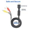 AV Cable for PS3 PS2 PS1 PlayStation Console Audio Video Extend Cord Game Player to LCD Monitor TV RCA Wire Converter Adapter