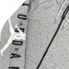 Jordan Printed Logo Zip-Up Hoodie Men Tops Grey CQ7706-091
