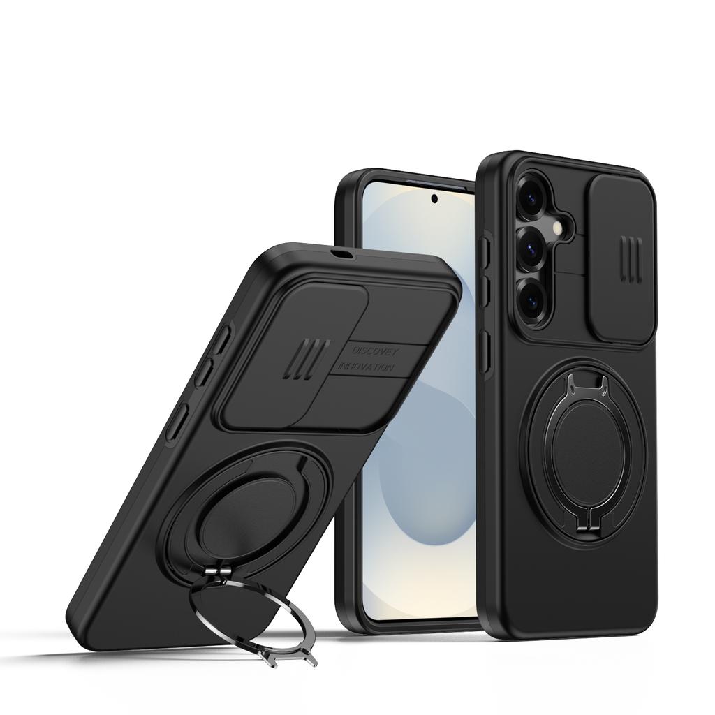360° Rotate Magnetic Stand Phone Case For Samsung Galaxy A16 A17 A26 A27 A35 A55 A36 A57 A56 A06 A07 F17 Cover