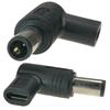 Adapter Usb-C Do Zasilania Laptopa Z Gniazdem 7,4X5,0Mm + Pin