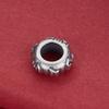 S925 Sterling Silver Mantra & Auspicious Beast Spacer Beads - DIY Beading & Weaving Accessories for Bracelets & Necklaces