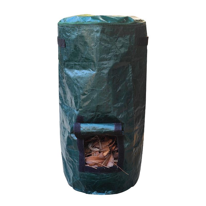 Thickened PE Composting Bag: Breathable, Waterproof, Sealed Garden Compost Bin
