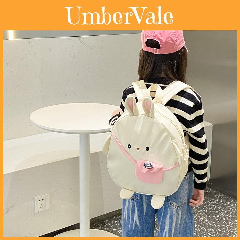 Zaino per Bambini Coniglietto Carino Traspirante in Nylon Stampa Animale Per Scuola Materna Asilo