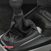 Car Interior Sticker Gear Box Protective Film For Honda City 2008- 2014 Car Gear Panel Sticker Carbon Fiber Black