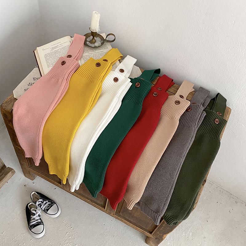 Autumn Knit Infant Romper: Korean-Style Overalls for Baby Boys & Girls