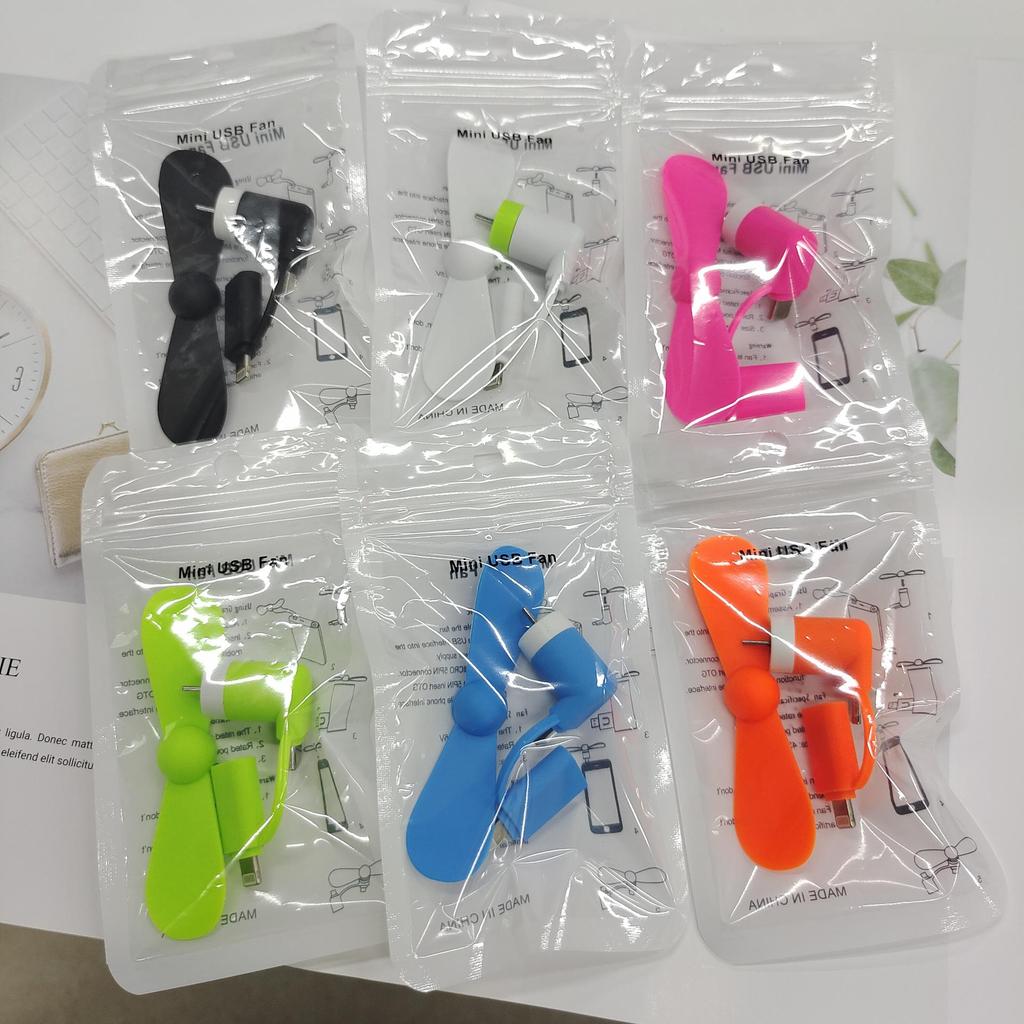 Creative Mini Handheld USB Fan for Android, Type-C, and Apple Devices