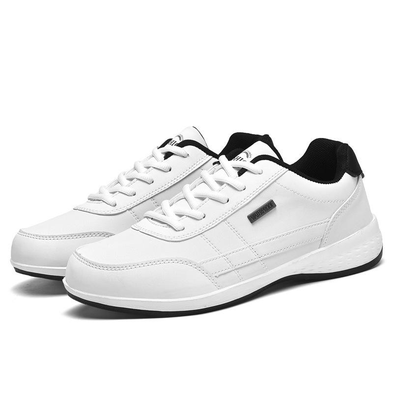 22 cheap new leather waterproof casual board shoes sneaker size