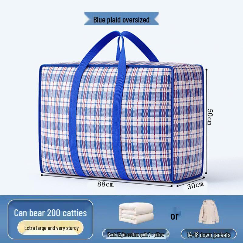 Waterproof Woven Carry-On Storage Bag for Clothes and Quilts