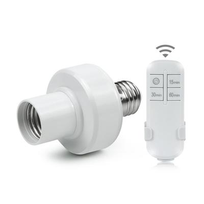 Wireless Remote Control E27 Light Lamp Bulb Base Socket Holder 110V 220V Smart Home Timer Switch