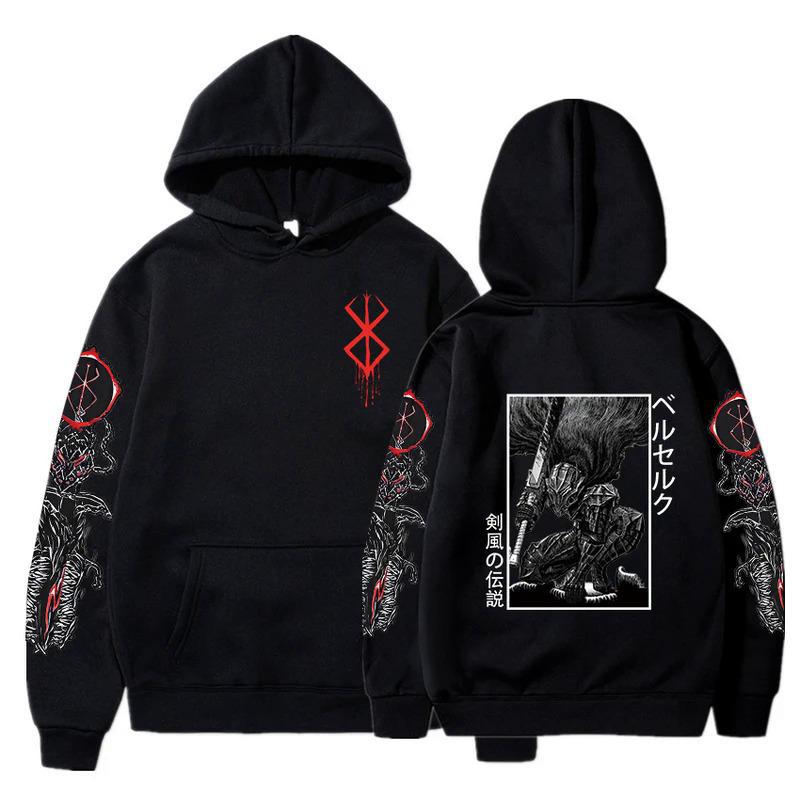 Stylish Anime Graphic Hoodies for Men Hoodies