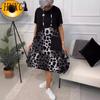 Women's Fashion Summer Spring Short Sleeve O-Neck Casual Dresses