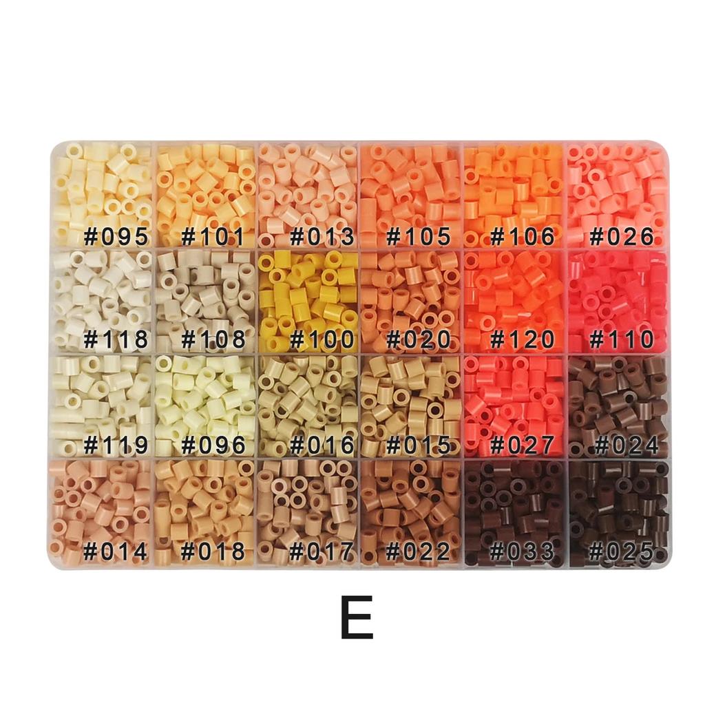 Non-Toxic 2400Pcs Pixel Art Toy Yantjouet 5Mm Iron Beads Puzzle 100Pcs/Slot Diy Hama Beads High Quality Children Gift