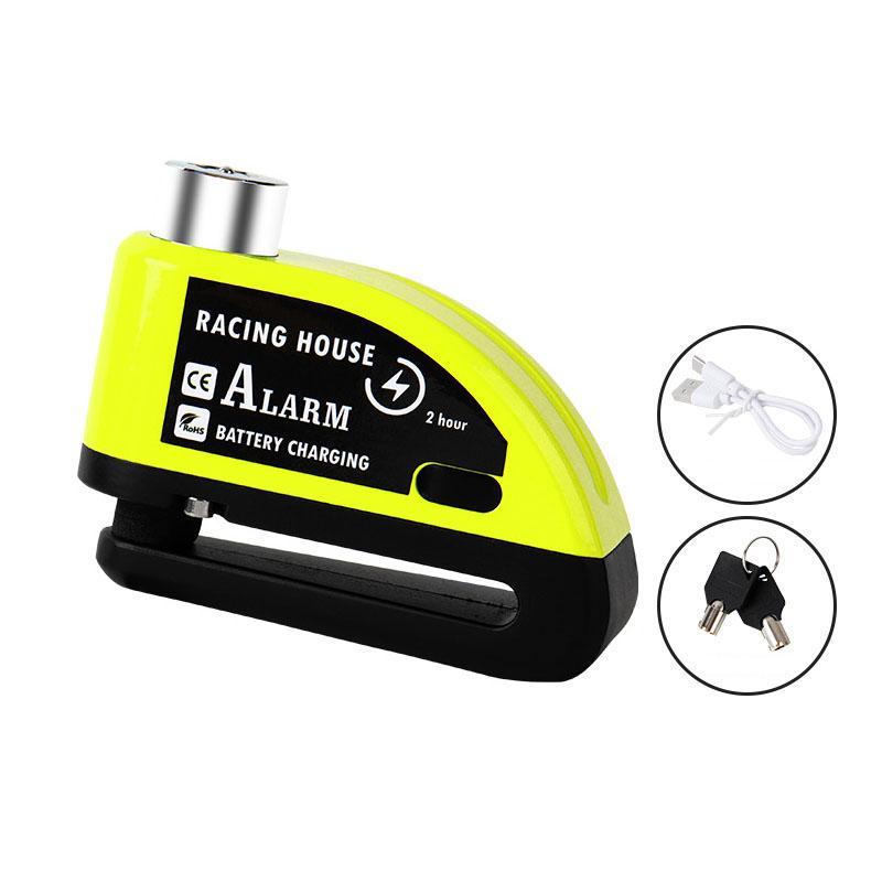 New Motorcycle Alarm Disc Brake Lock Security Moto Wheel Disk Padlock Waterproof 110dB Loud Anti Theft Alarma Motocicleta