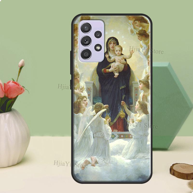 Virgin Mary of Hope Catholic Religious Art Case For Samsung A54 A34 A14 A51 A71 A12 A22 A32 A52 A72 A73 A33 A53 A13 Back Cover