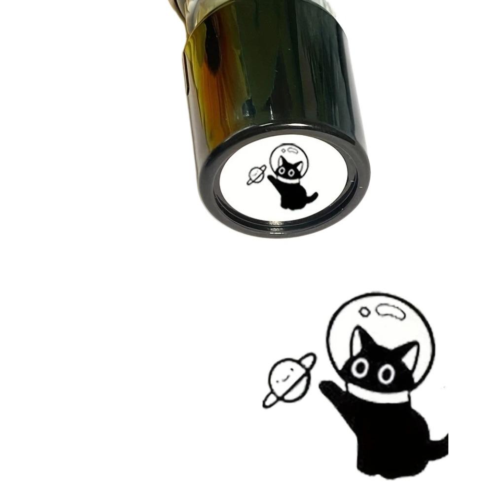 

Diary Collage Black Cat Stamp 11Styles Cartoon Stamps Lovely Kitten Stamp Journal Decoration Style 1