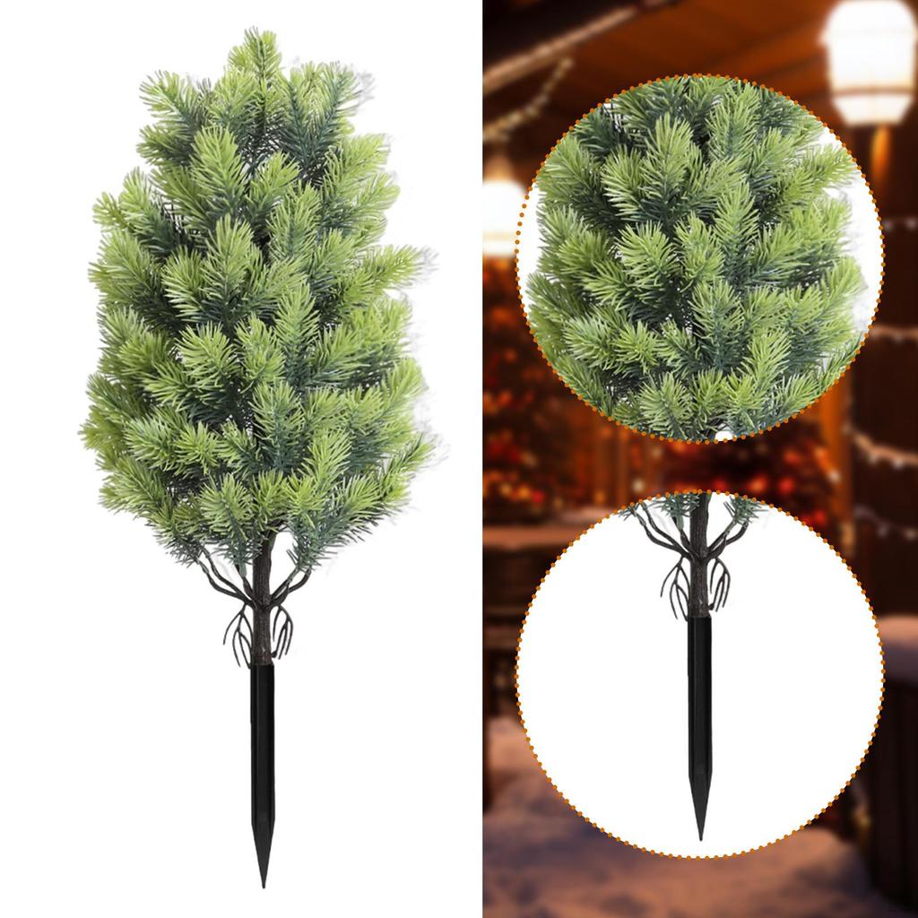 Artificial Tree Fake To Install Plant Greenery for Walkway Patio Front Porch Pathway Indoor