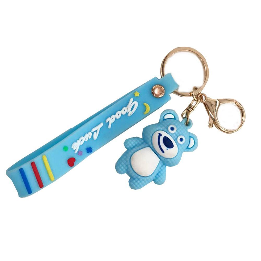 RSINC Cartoon Characters for Girls Boys Cute Silicon Keychain Bear | P B0DVZDYD81