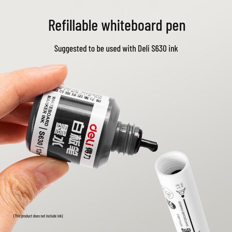 Deli Large Capacity Erasable Whiteboard Marker