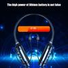 Dynamic Sound Neckband Earphones,6000mAh Battery, IPX6 for Sports, Bluetooth-compatible 5.2 Clear Phone Calls