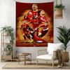 Liverpool Football Club Wanddekoration Wandteppich Kunst Für Haustiermemorial Geburtstag Hochzeitsparty Kulisse Familiengeschenk