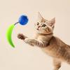 Interactive Cat Toy Ball 2-Speed Type-C Rechargeable Smart Pet Games Moving Cat Toys With Tail For Home Outdoor Play Training
