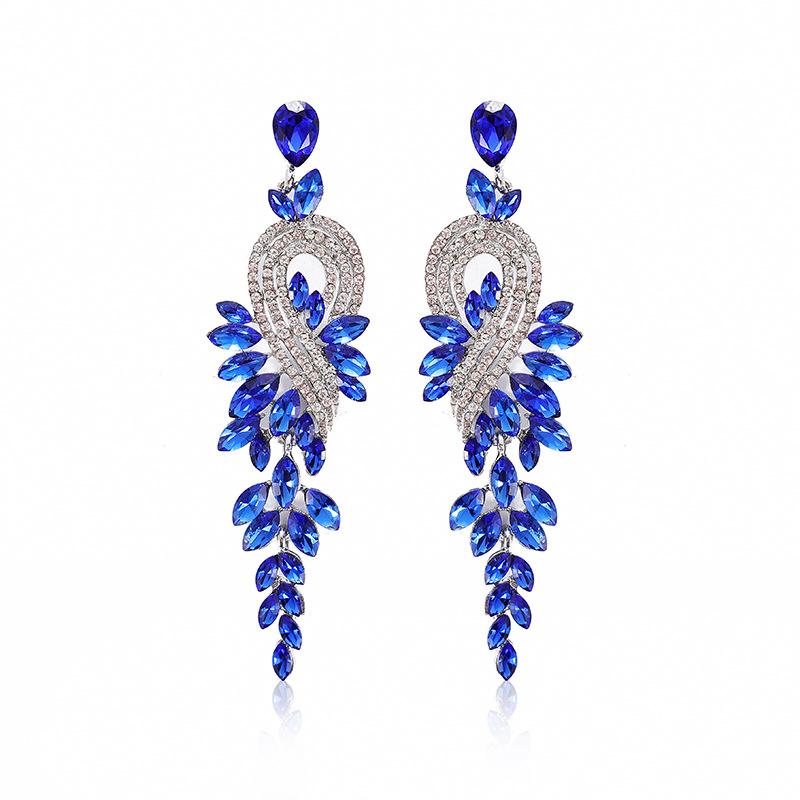A Pair Of Exaggerated Retro Earrings, Multi-Color Optional Phoenix Pattern, New Earrings.