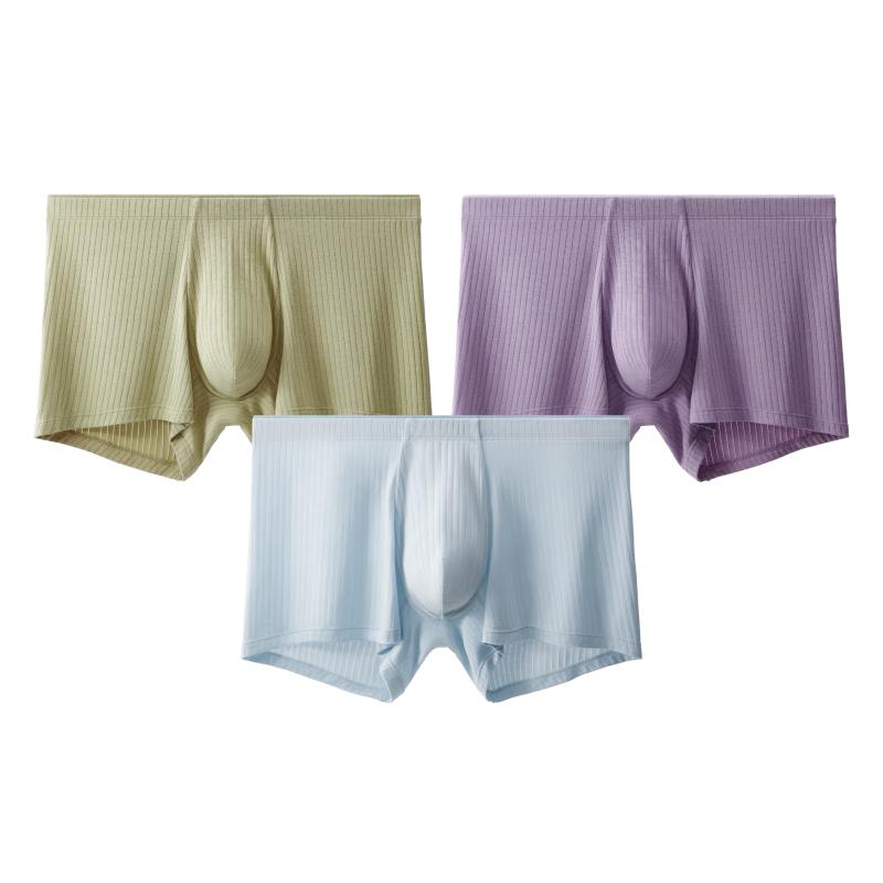 Bananain Silver Skin 311A Men's Modal Boxer Briefs 3-Pack