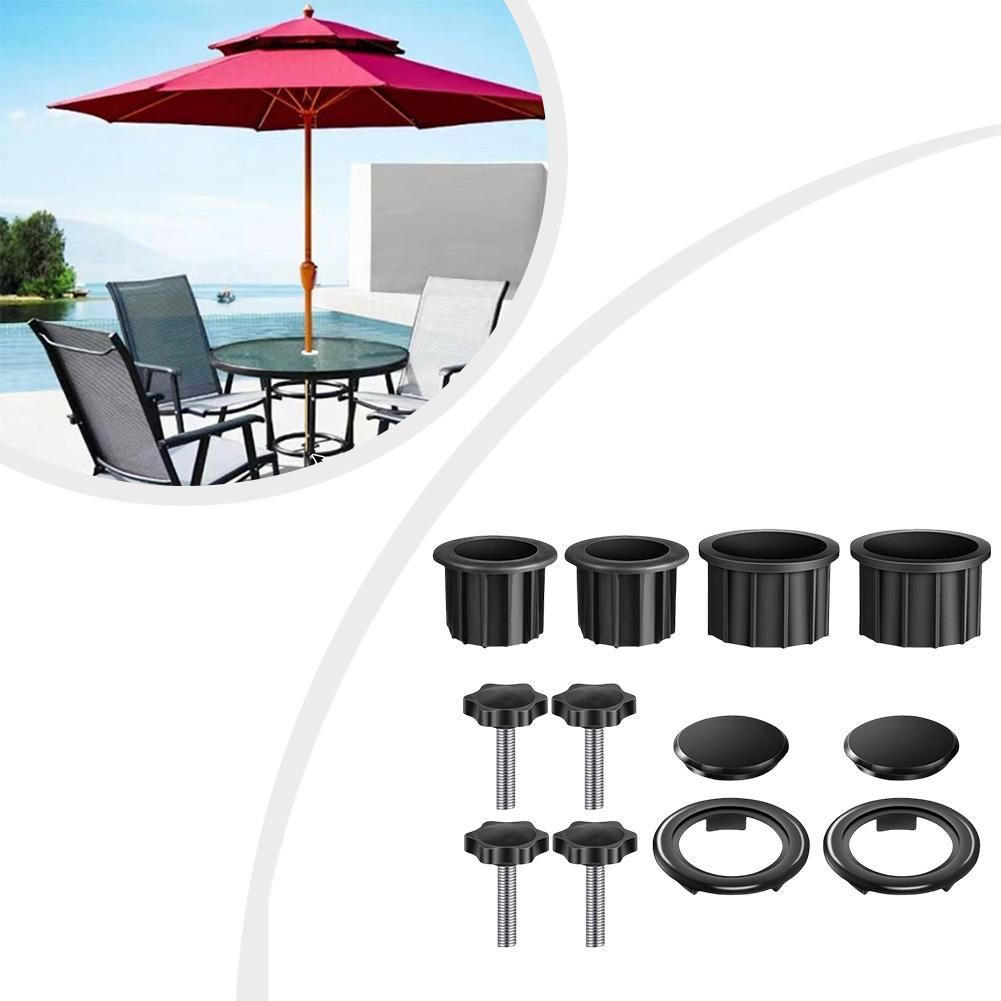 Sun Umbrella Base Bracket Accessories Plastic Pipe Sleeve Fixing Screws Hand Tools Power Tool Accessories Household Supplies