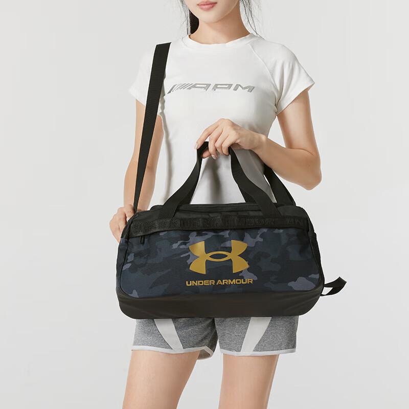 New Under Armour Polyester Gym Bag Large Size Unisex Black 1389141-001