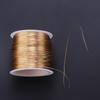 100m/Roll Gold Silver Color Copper Wire for Jewelry Making DIY Bracelet Necklace DIY Colorfast Beading Wire Jewelry Cord String