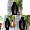 Moon Crystal Jewelry Necklace With Alloy Pendant For Fashionistas And Gift Enthusiasts