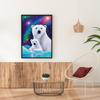 5D DIY diamantové malování Polar Bear Cross Stitch Kit Mozaika Diamantové vyšívání Růže Plný kulatý čtvercový vrták Domácí dekorace
