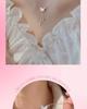 Nickel Silver-Plated Gold Butterfly Tassel Necklace - Elegant Design for Women.