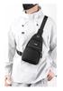 Korean Style Men's Large Capacity Waterproof Oxford Cloth Crossbody Chest Bag - Trendy Multifunctional Sports & Casual Shoulder Bag