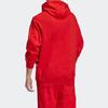 Adidas Originals Big Trefoil Logo Casual Loose Hooded Sweatshirt Men Vivid Red FM9907