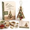 DIY Hanging Tree Ornament Project, 1 Christmas Craft for Shop Fronts, Holiday Parties, Homes, or Office Displays