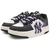 MLB Chunky Liner EIGHT% Unsleepy Abrasion Resistant Low top Skateboard Shoes Unisex Black Purple 3ASXCA12N-50WHS(Team131-2)