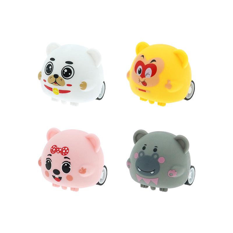 

Мультяшные животные инерционные машинки: Милые мини-игрушки для детей