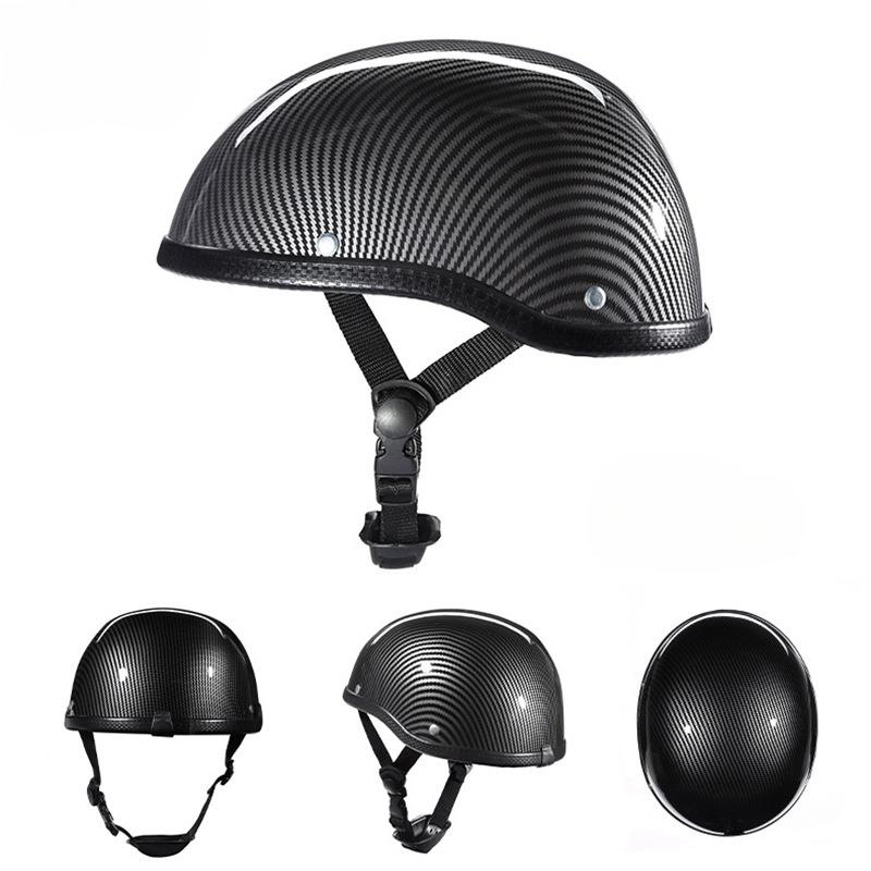 Lightweight Retro Open Face Motorcycle Helmet Breathable Summer Four Season Scooter Bike Half Helmet For Men Women